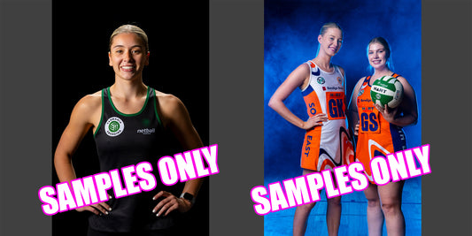 2 Photo Pack - NETBALL TAS - 17&U / 19&U Dress Presentation Portraits